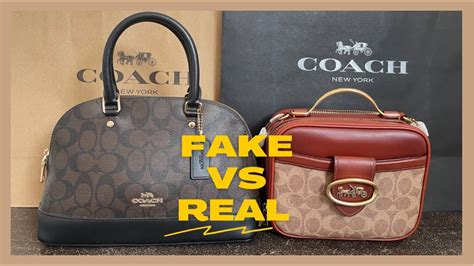 coach fake bag|how to detect coach bag.